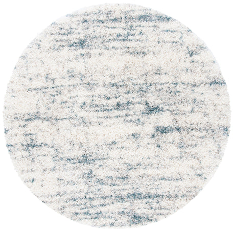 Safavieh Fontana Shag Fnt873A Ivory/Teal Rugs - Safavieh - fnt873a - 7r