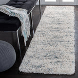 Safavieh Fontana Shag Fnt873A Ivory/Teal Rugs - Safavieh - fnt873a - 7r