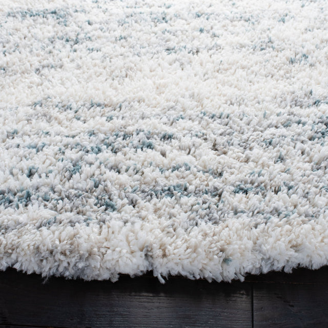 Safavieh Fontana Shag Fnt873A Ivory/Teal Rugs - Safavieh - fnt873a - 7r