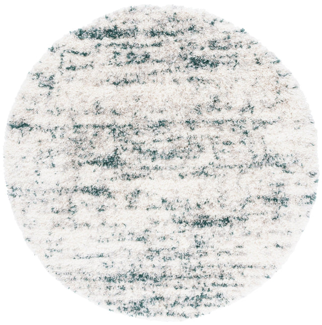 Safavieh Fontana Shag Fnt873B Ivory/Green Rug - Safavieh - fnt873b - 7r