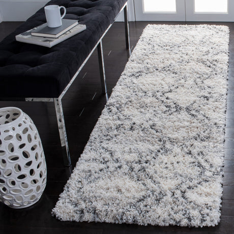 Safavieh Fontana Shag Fnt881A Ivory/Grey Rugs - Safavieh - fnt881a - 7r