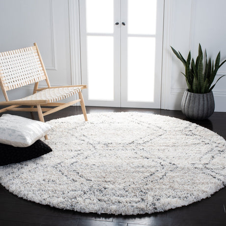 Safavieh Fontana Shag Fnt881A Ivory/Grey Rugs - Safavieh - fnt881a - 7r