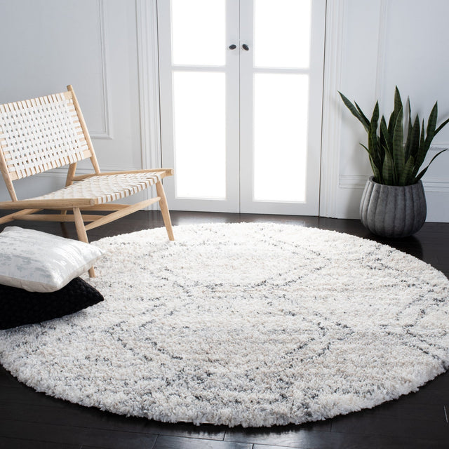 Safavieh Fontana Shag Fnt881A Ivory/Grey Rugs - Safavieh - fnt881a - 7r