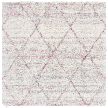 Safavieh Fontana Shag Fnt886U Pink/Ivory Rug - Safavieh - fnt886u - 7r