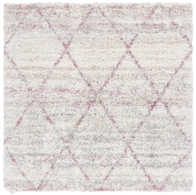 Safavieh Fontana Shag Fnt886U Pink/Ivory Rug - Safavieh - fnt886u - 7r