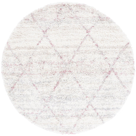 Safavieh Fontana Shag Fnt886U Pink/Ivory Rug - Safavieh - fnt886u - 7r