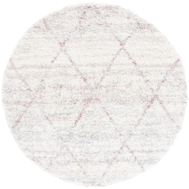 Safavieh Fontana Shag Fnt886U Pink/Ivory Rug - Safavieh - fnt886u - 7r