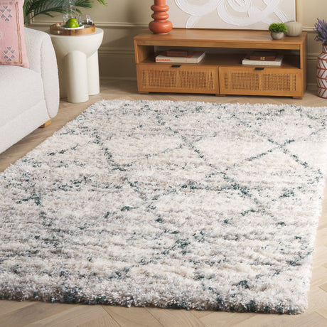 Safavieh Fontana Shag Fnt886Y Green/Ivory Rug - Safavieh - fnt886y - 3