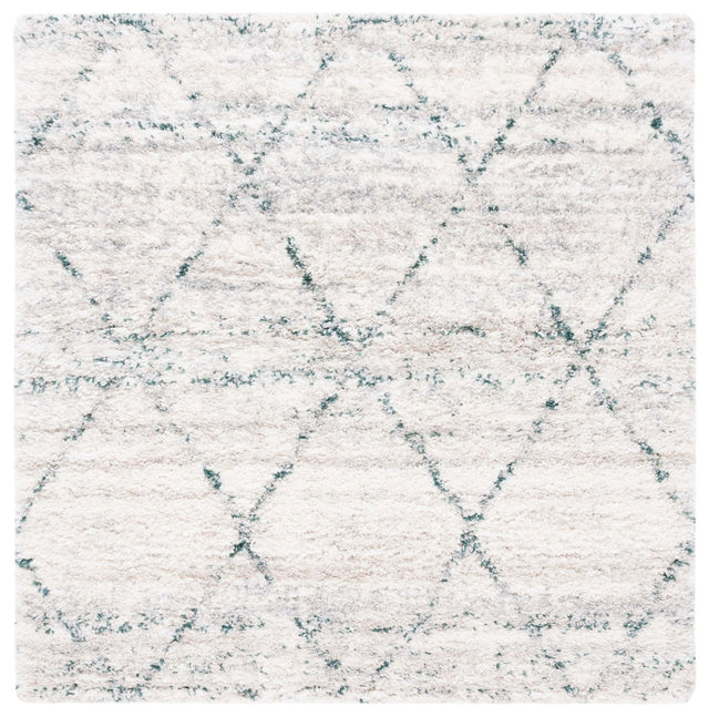 Safavieh Fontana Shag Fnt886Y Green/Ivory Rug - Safavieh - fnt886y - 7r