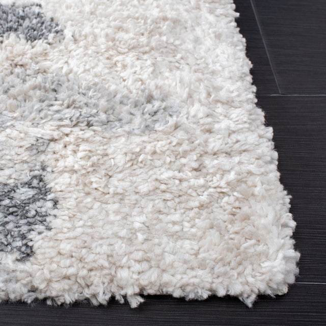 Safavieh Fontana Shag Fnt890F Grey/Ivory Rug - Safavieh - fnt890f - 7r