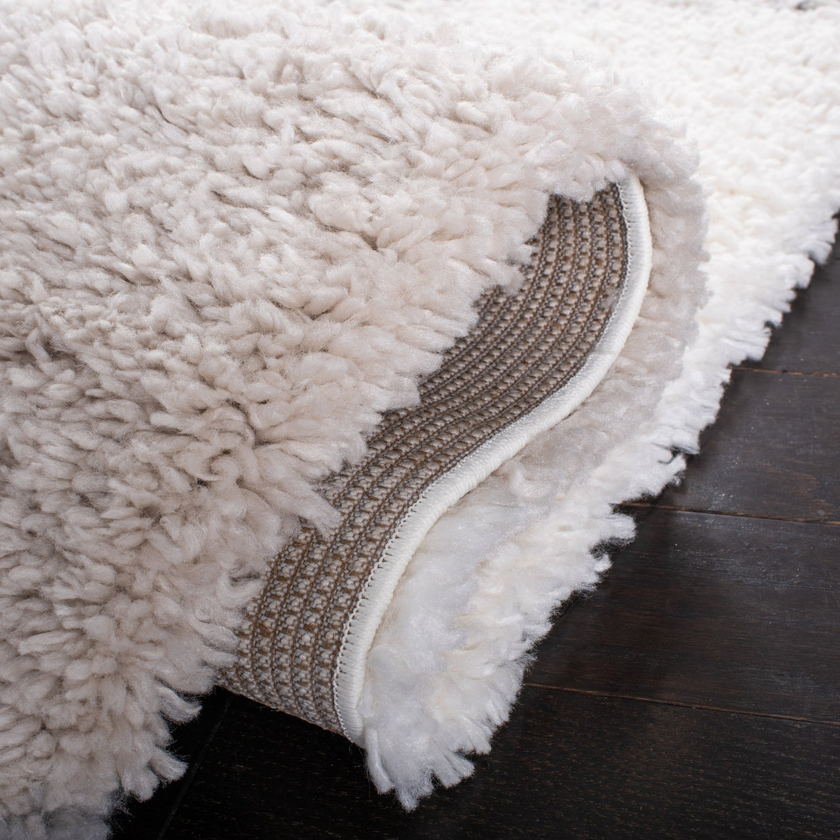 Safavieh Fontana Shag Fnt892A Ivory/Grey Rugs - Safavieh - fnt892a - 7r
