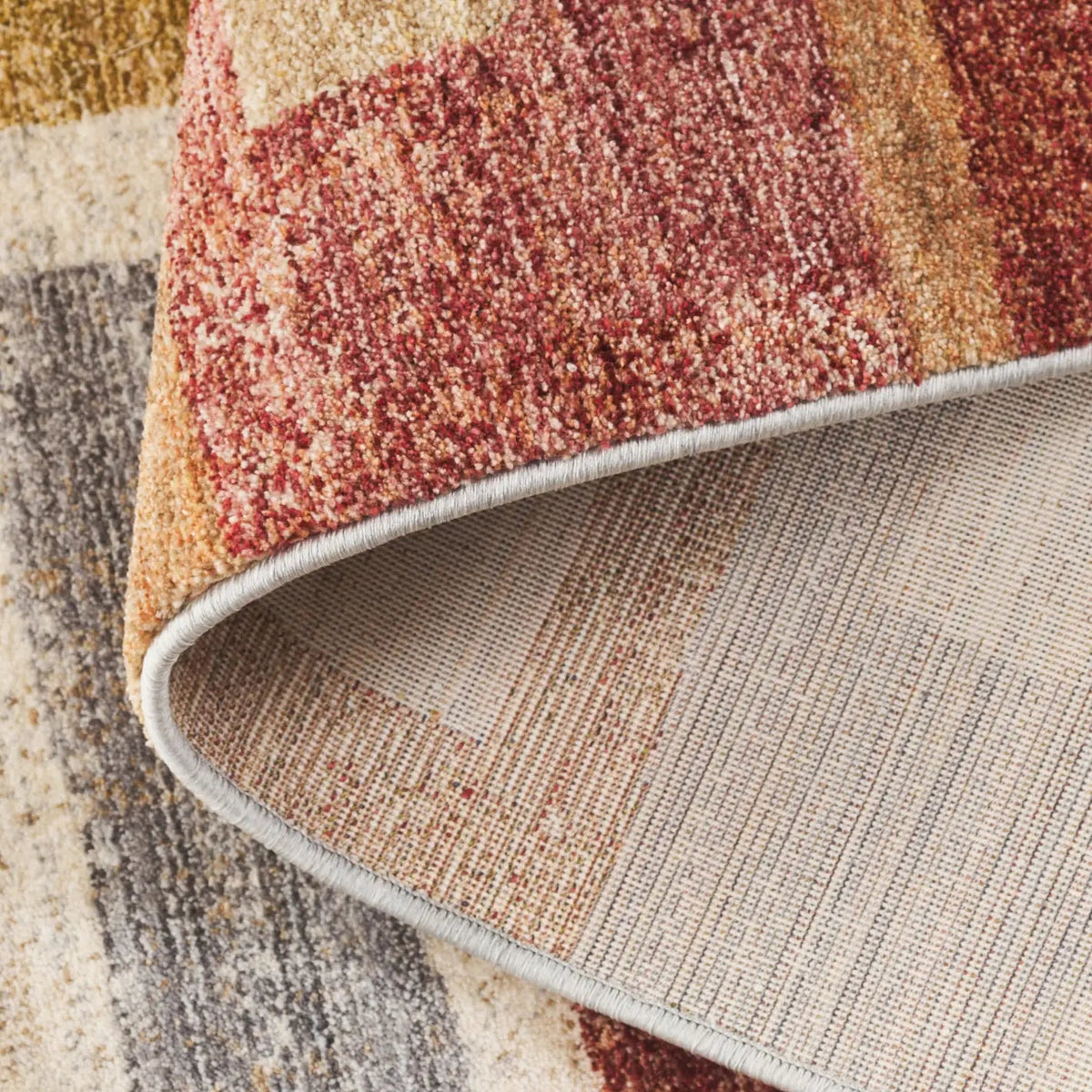 Safavieh Forum 500 5'-0" x 7'-0" Rug in Rust / Blue Grey