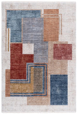 Safavieh Forum 500 5'-0" x 7'-0" Rug in Ivory / Rust Grey