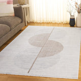 Safavieh Forum 500 5'-0" x 7'-0" Rug in Ivory / Grey Brown