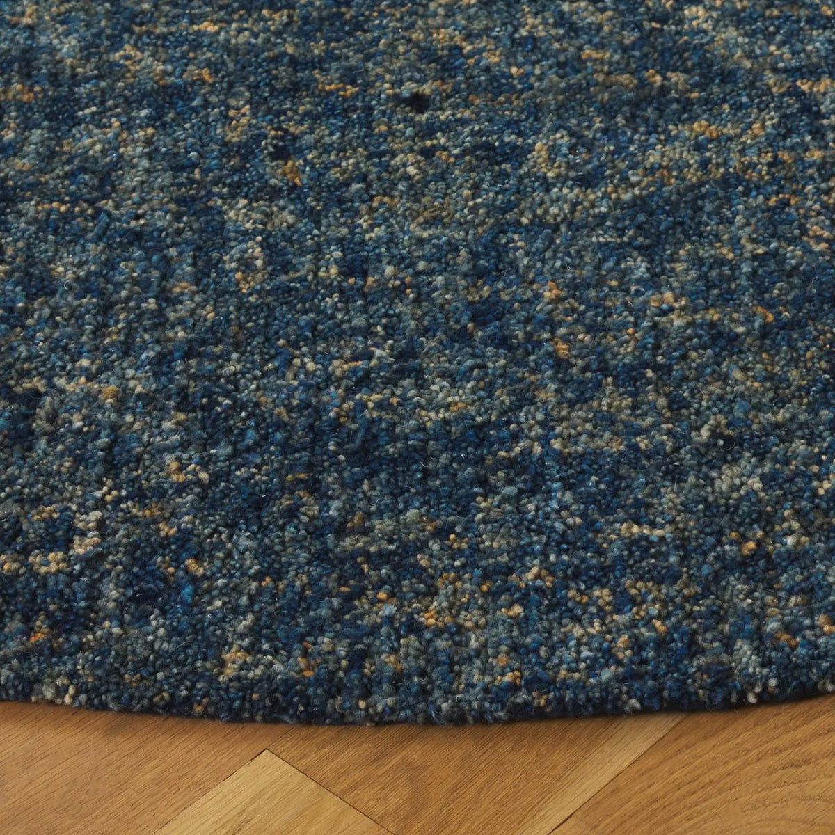 Safavieh Gabbeh 6'-0" x 6'-0" Rug in Dark Blue / Beige