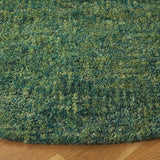 Safavieh Gabbeh 6'-0" x 6'-0" Rug in Green