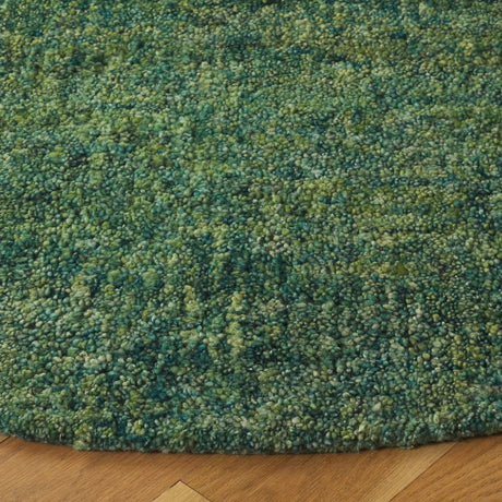 Safavieh Gabbeh 6'-0" x 6'-0" Rug in Green