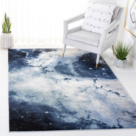 Safavieh Galaxy Gal109M Blue/Ivory Rugs - Safavieh - gal109m - 3