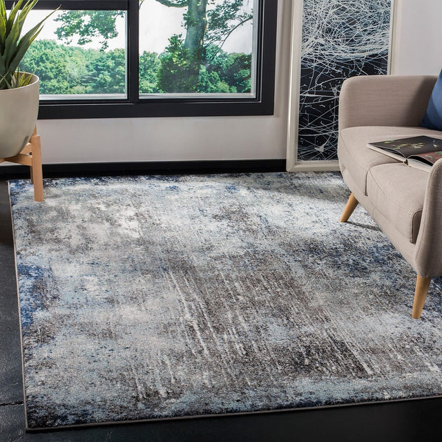 Safavieh Galaxy Gal116H Charcoal / Blue Rugs - Safavieh - gal116h - 4