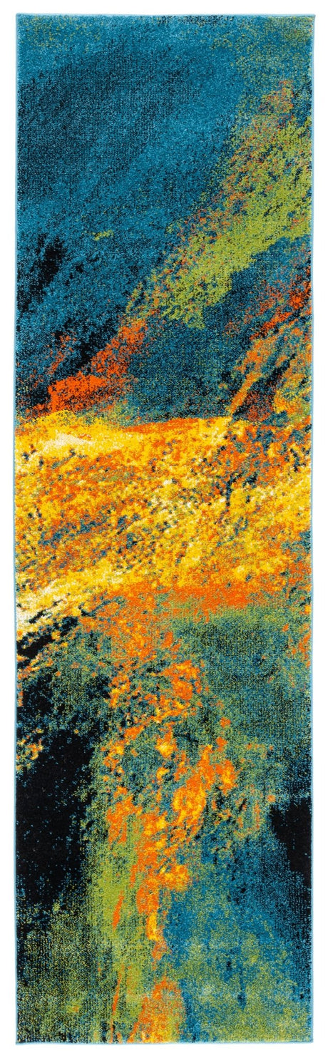 Safavieh Galaxy Gal117L Blue/Yellow Rugs - Safavieh - gal117l - 28