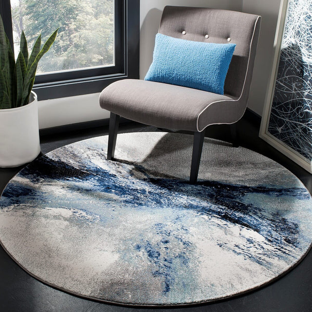 Safavieh Galaxy Gal117M Blue/Grey Rug - Safavieh - gal117m - 4