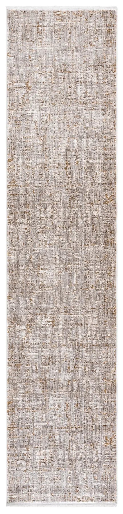 Safavieh Garnet 2'-2" x 10'-0" Rug in Gold / Grey
