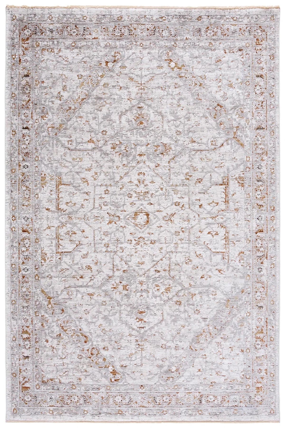 Safavieh Garnet 5'-3" x 7'-6" Rug in Ivory / Grey Rust