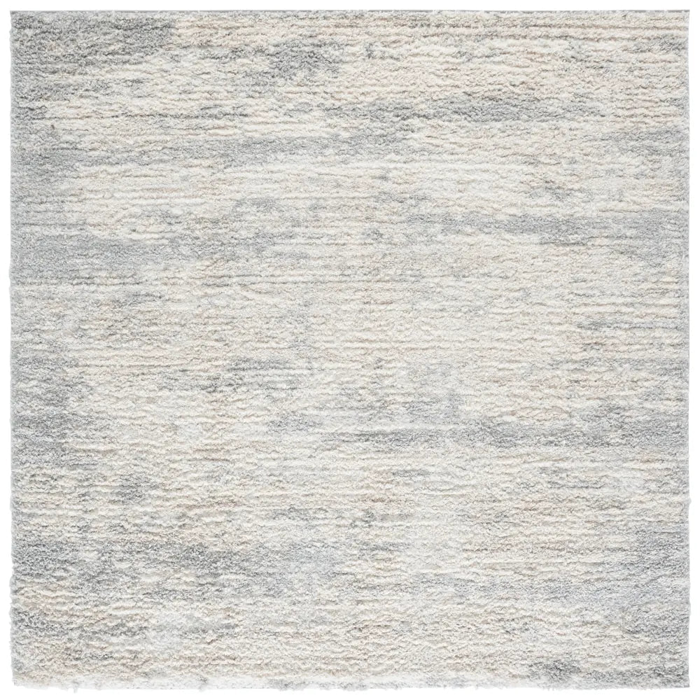 Safavieh Gemma Shag 6'-7" x 6'-7" Rug in Ivory / Beige Grey