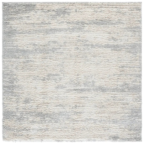Safavieh Gemma Shag 6'-7" x 6'-7" Rug in Ivory / Beige Grey