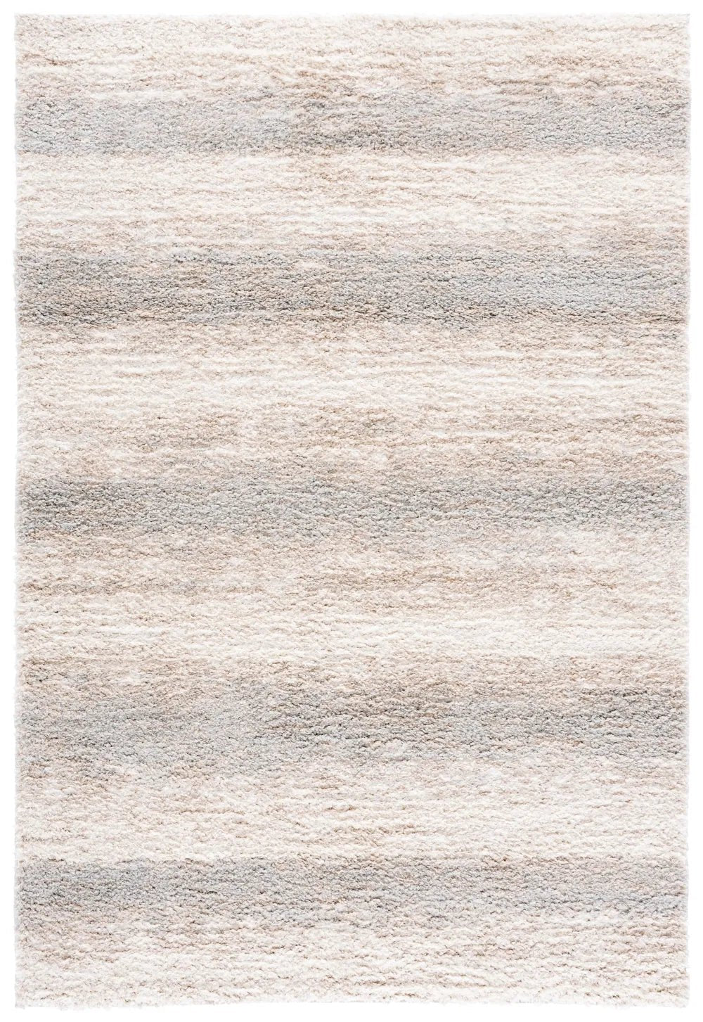 Safavieh Gemma Shag 5'-3" x 7'-6" Rug in Ivory / Beige Grey