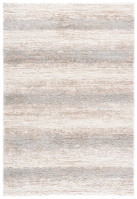 Safavieh Gemma Shag 5'-3" x 7'-6" Rug in Ivory / Beige Grey