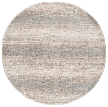 Safavieh Gemma Shag 6'-7" x 6'-7" Rug in Ivory / Beige Grey