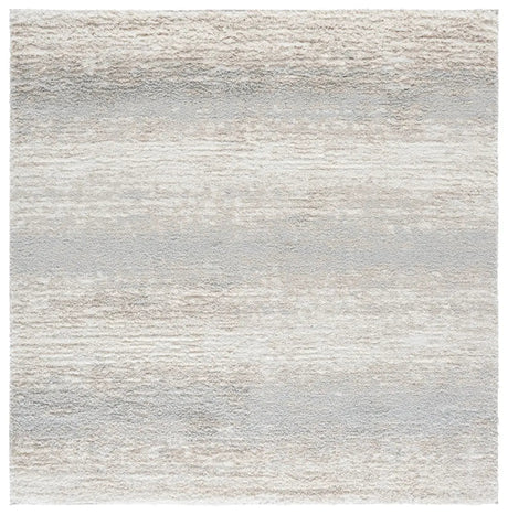 Safavieh Gemma Shag 6'-7" x 6'-7" Rug in Ivory / Beige Grey