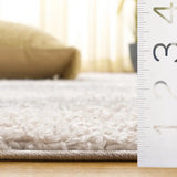Safavieh Gemma Shag 5'-3" x 7'-6" Rug in Ivory / Beige Grey