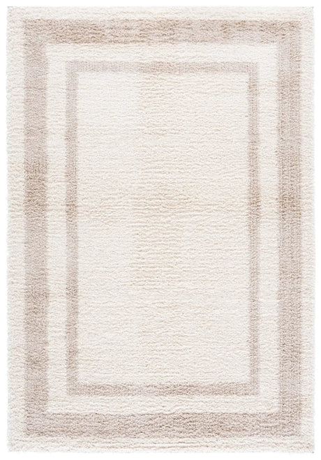 Safavieh Gemma Shag 5'-3" x 7'-6" Rug in Ivory / Beige