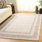 Safavieh Gemma Shag 5'-3" x 7'-6" Rug in Ivory / Beige