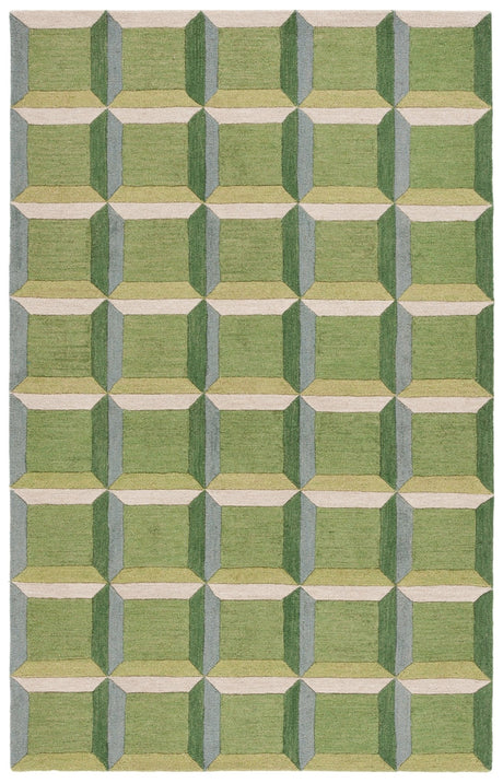 Safavieh Genre Gre101Y Green/Beige Rug - Safavieh - gre101y - 3