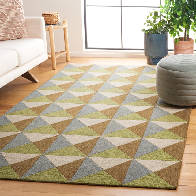 Safavieh Genre Gre103B Beige/Green Rug - Safavieh - gre103b - 3