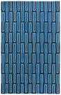 Safavieh Genre 4'-0" x 6'-0" Rug in Blue / Ivory