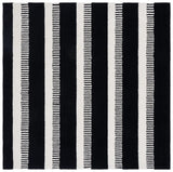 Safavieh Genre 6'-0" x 6'-0" Rug in Black / Ivory