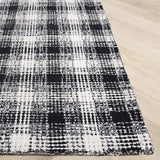 Safavieh Genre 4'-0" x 6'-0" Rug in Black / Ivory