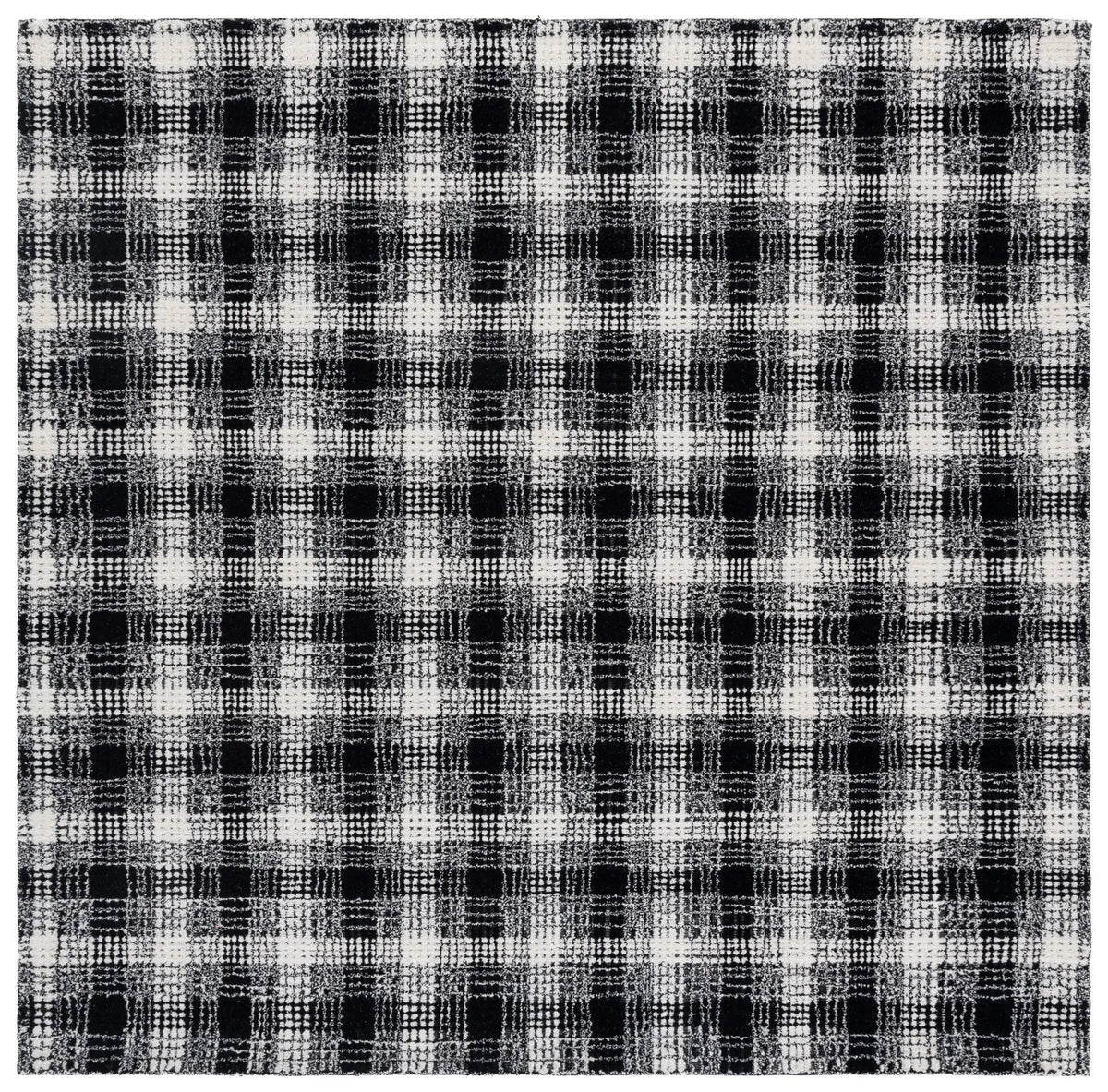Safavieh Genre 6'-0" x 6'-0" Rug in Black / Ivory