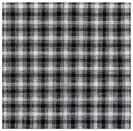 Safavieh Genre 6'-0" x 6'-0" Rug in Black / Ivory