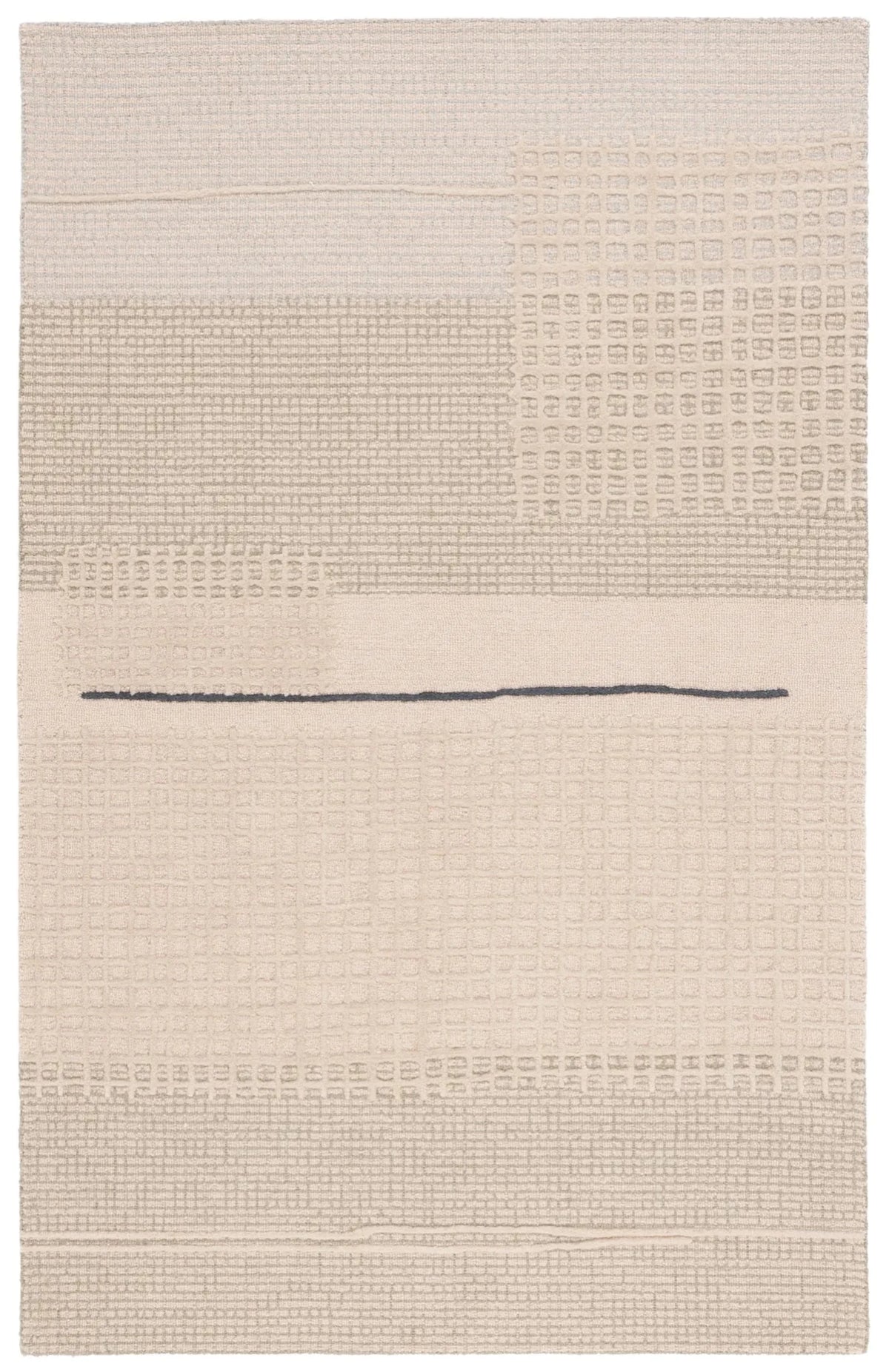 Safavieh Genre 4'-0" x 6'-0" Rug in Beige / Grey