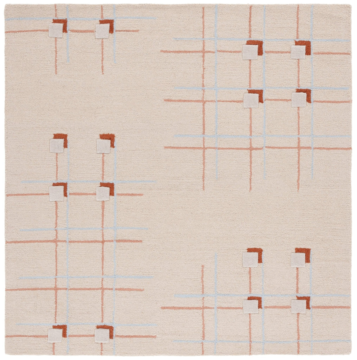 Safavieh Genre Gre203B Beige/Rust Rug - Safavieh - gre203b - 28