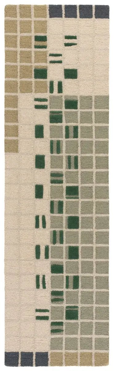 Safavieh Genre 2'-3" x 8'-0" Rug in Green / Beige