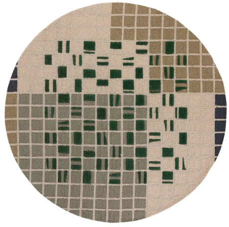 Safavieh Genre 6'-0" x 6'-0" Rug in Green / Beige