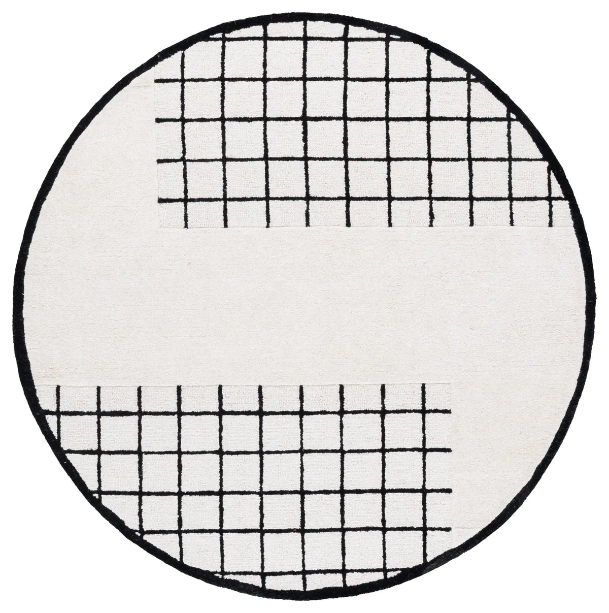 Safavieh Genre 6'-0" x 6'-0" Rug in Ivory / Black