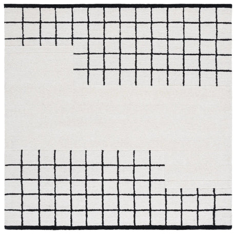 Safavieh Genre 6'-0" x 6'-0" Rug in Ivory / Black