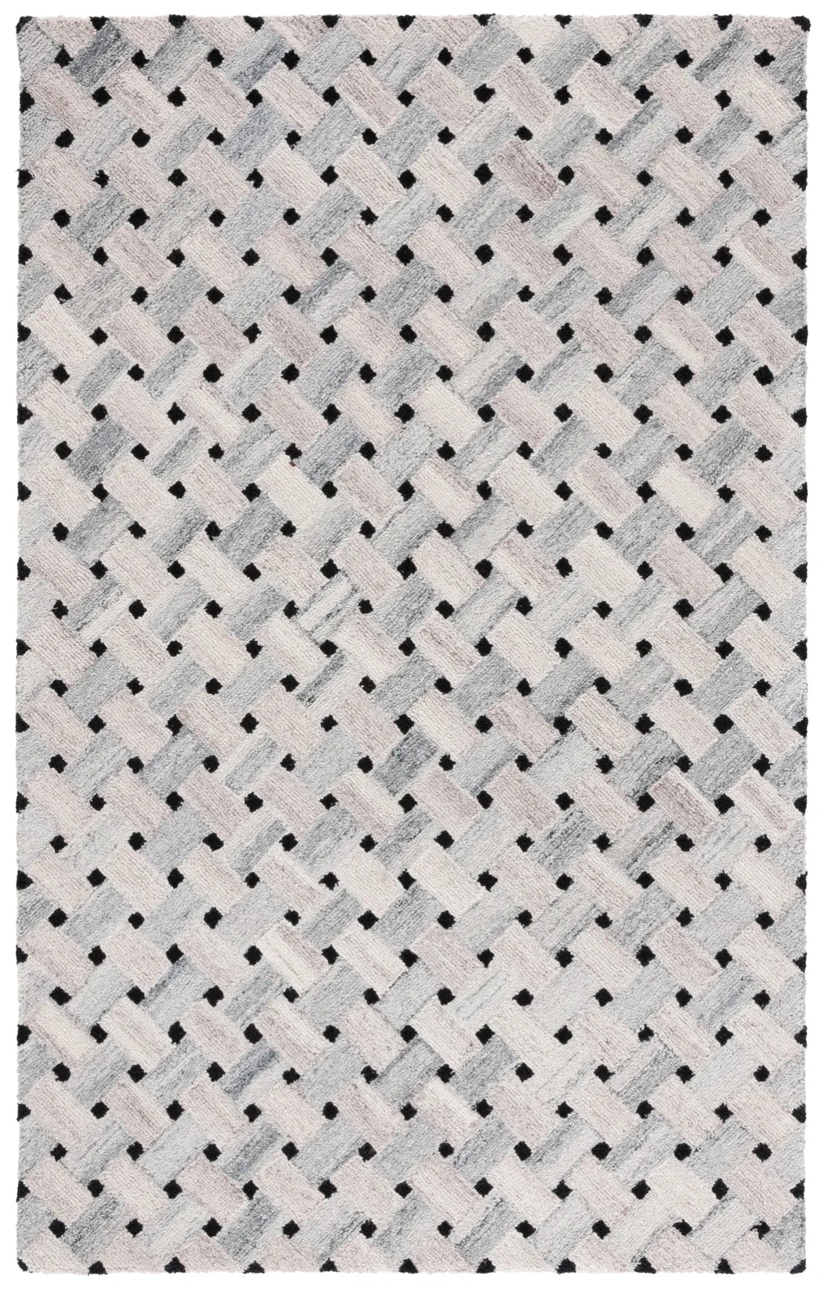 Safavieh Genre 4'-0" x 6'-0" Rug in Grey / Brown